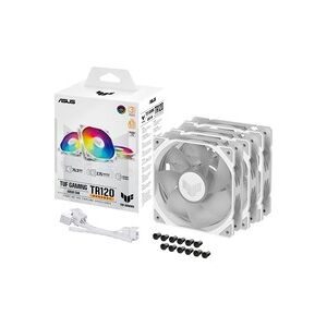 ASUS, Asus TUF GAMING TR120 FAN ARGB RE PC-Gehäuse-Lüfter Weiß (B x H x T) 120 x 120 x 28 mm inkl. LED-Beleuchtung