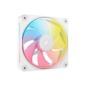 Corsair, Corsair LX120-R RGB iC PC-Gehäuse-Lüfter Weiß (B x H x T) 120 x 120 x 20 mm inkl. RGB-Beleuchtungssteuerung