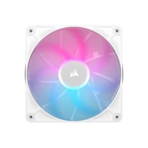 Corsair, Corsair iCUE LINK RX140 RGB PC-Gehäuse-Lüfter Weiß (B x H x T) 140 x 140 x 25 mm inkl. LED-Beleuchtung