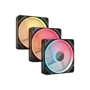 Corsair, Corsair LX120-R RGB iC PC-Gehäuse-Lüfter Schwarz (B x H x T) 120 x 120 x 20 mm