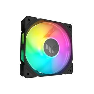 ASUS, Asus TUF GAMING TR120 FAN ARGB RE PC-Gehäuse-Lüfter Schwarz (B x H x T) 120 x 120 x 28 mm inkl. LED-Beleuchtung