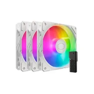 Cooler Master, Cooler Master SickleFlow Edge PC-Gehäuse-Lüfter Weiß (B x H x T) 120 x 25 x 120 mm inkl. LED-Beleuchtung