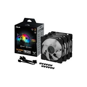ASUS, Asus TUF GAMING TR120 FAN ARGB BL PC-Gehäuse-Lüfter Schwarz (B x H x T) 120 x 120 x 28 mm inkl. LED-Beleuchtung