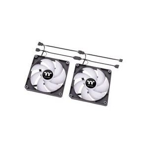 Thermaltake, Thermaltake - CT120 ARGB Sync PC Computergehäuse Ventilator Schwarz, Weiß 2 Stück(e)