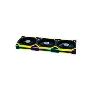 Lian Li, Lian Li Lian Li UNI FAN SL Wireless ARGB PWM Lüfter, 3er-Pack inkl. Controller - 120 mm PC-Gehäuse-Lüfter Schwarz (B x H