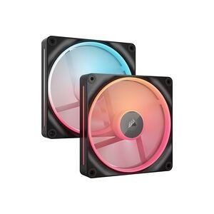 Corsair, Corsair LX140-R RGB iC PC-Gehäuse-Lüfter Schwarz (B x H x T) 140 x 140 x 20 mm