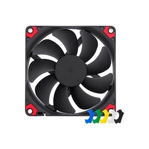 Noctua, Noctua NF-A9x14 PWM chromax.black.swap PC-Gehäuse-Lüfter Schwarz (B x H x T) 92 x 92 x 14 mm