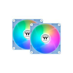 Thermaltake, Thermaltake CT140 Reverse ARGB Sync PC Cooling Fan Hydrangea Blue 2 Pack PC-Gehäuse-Lüfter Mehrfarbig (B x H x T) 140 x