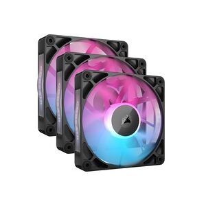 Corsair, Corsair iCUE LINK RX120 RGB PC-Gehäuse-Lüfter Schwarz (B x H x T) 120 x 120 x 25 mm inkl. LED-Beleuchtung
