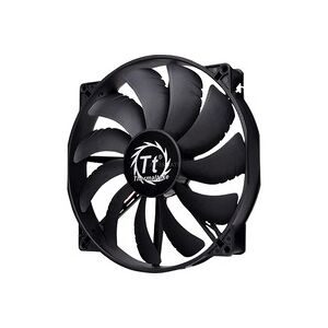 Thermaltake, Thermaltake Pure 20 PC-Gehäuse-Lüfter Schwarz (B x H x T) 200 x 200 x 30 mm