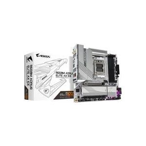 Gigabyte, Gigabyte B650M A ELITE AX ICE Mainboard Sockel (PC) AMD® AM5 Formfaktor (Details) Micro-ATX Mainboard-Chipsatz AMD®
