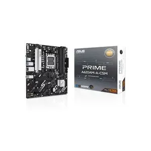 ASUS, Asus Prime A620AM-A-CSM Mainboard Sockel (PC) AMD® AM5 Formfaktor (Details) Micro-ATX Mainboard-Chipsatz AMD® A620A