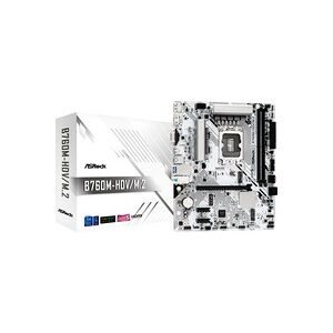 ASRock, ASRock B760M-HDV/ M.2 (1700) Mainboard Sockel (PC) Intel® LGA 1700 Formfaktor (Details) Micro-ATX Mainboard-Chipsatz