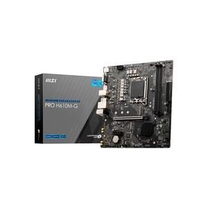 MSI, MSI PRO H610M-G Mainboard Sockel (PC) Intel® LGA 1700 Formfaktor (Details) Micro-ATX Mainboard-Chipsatz Intel® H610
