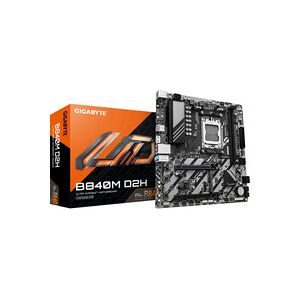 Gigabyte, Gigabyte B840M D2H Mainboard Sockel (PC) AMD® AM5 Formfaktor (Details) Micro-ATX Mainboard-Chipsatz AMD® B840