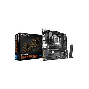 Gigabyte, Gigabyte B760M DS3H WF6E GEN5 Mainboard Sockel (PC) Intel® 1700 Formfaktor (Details) Micro-ATX Mainboard-Chipsatz Intel®
