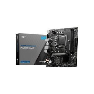 MSI, MSI -  PRO H610M-E Micro-ATX-Motherboard – Hochleistung und kompakt