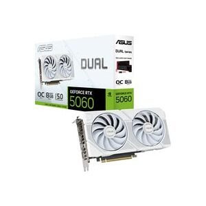 ASUS, ASUS Dual GeForce RTX 5060 White OC Edition 8GB GDDR7 (NVIDIA, Grafikkarte)