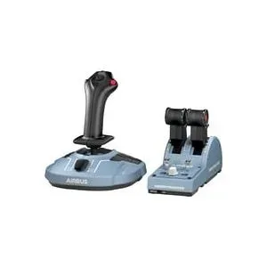 THRUSTMASTER, THRUSTMASTER TCA Officer Pack Airbus Edition - Joystick + Schubhebel-Quadranten (Schwarz/Grau)