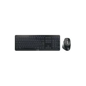 CHERRY, CHERRY STREAM DESKTOP ULTIMATE USB, Funk, Bluetooth® Tastatur, Maus-Set Integriertes Scrollrad Deutsch, QWERTZ Schwarz