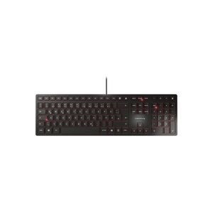 CHERRY, Cherry - KC 6000 SLIM Kabelgebundene Tastatur, Schwarz, USB (QWERTZ - DE)