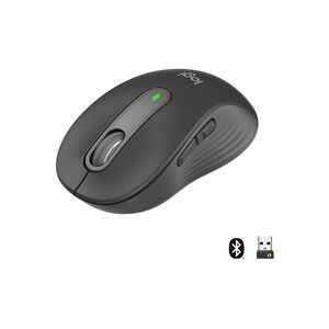 Logitech, Logitech Signature M650 Maus Funk, Bluetooth® Rechtshänder Größe: M Optisch Graphite 5 Tasten 4000 dpi