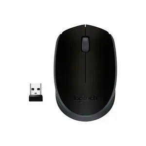 Logitech, Logitech M171 Maus Kabellos, Funk Optisch Schwarz, Grau 3 Tasten 1000 dpi