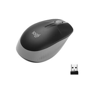 Logitech, Logitech M190 Maus Funk Optisch Mittelgrau 3 Tasten 1000 dpi