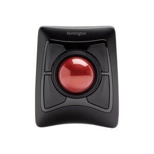 Kensington, Kensington Expert Dual Kabellose Ergonomische Trackball-Maus K72359WW Optisch Scroll Ring Für Rechts- und Linkshänder Bluetooth/USB-A Nano Receiver Schwarz