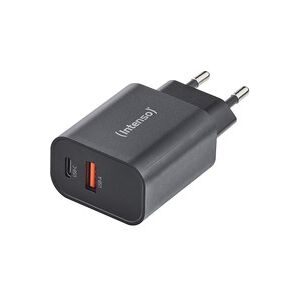 Intenso, Intenso W30AC black Adapter 30 W USB-A, USB-C® Schwarz