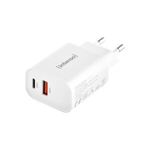 Intenso, Intenso W30AC USB Ladegerät 30 W 1x USB-A, 1x USB-C® Weiß Innenbereich USB Power Delivery (USB-PD)