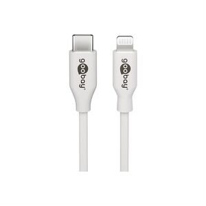 Goobay, Goobay 39446 Lightning Kabel Apple Ladekabel iPhone 27 Watt auf USB C Kabel High Speed MFi iphoneladekabel Weiß 1m