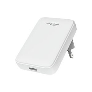 ANSMANN, Ansmann USB-C Wandlader 130PD USB Ladegerät 30 W 1x USB-C® PPS, Quick Charge 3.0, USB PD 3.0 Weiß Innenbereich