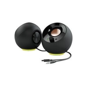 Creative, Creative Pebble RGB 2.0 PC-Lautsprecher Kabelgebunden 4.4 W Schwarz