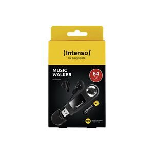 Intenso, Intenso Intenso MP3 Player 64GB Music Walker MP3-Player 64 GB Schwarz