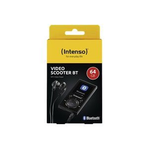 Intenso, Intenso Intenso MP3 Videoplayer 64GB Music Walker MP3-Player 64 GB Schwarz Bluetooth®