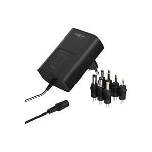 ANSMANN, Ansmann 1201-0024 Steckernetzteil, einstellbar 12 V/DC, 9 V/DC, 7.5 V/DC, 6 V, 4.5 V/DC, 3 V 1500 mA 18 W
