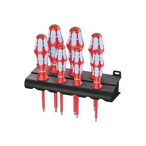 Wera, Wera 3167 i/7 Rack VDE Torx-Schraubendreher Größe (Schraubendreher) T 8, T 9, T 10, T 15, T 20, T 25, T 30 DIN EN 60900
