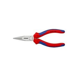 Knipex, Knipex 25 02 160 Elektronik- u. Feinmechanik Flachrundzange Gerade Vanadium Elektrostahl 160 mm