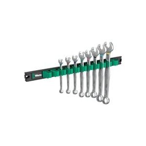 Wera, Wera 05020235001 9642 Magnetleiste 6003 Joker Imperial 1 Ring-Maulschlüssel-Satz 8teilig Schlüsselweite (Zoll) 1/2 -