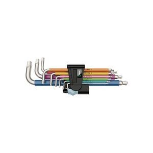 Wera, Innen-Sechskant Winkelschraubendreher-Set 9teilig Wera Multicolour