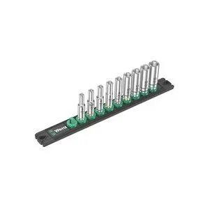 Wera, Wera A Deep Steckschlüsselsatz zöllig 1/4 9teilig 05005410001