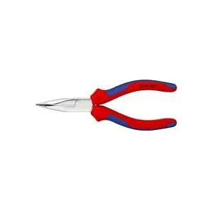 Knipex, Flachrundzange 160 mm gewin.Kopf verc.
