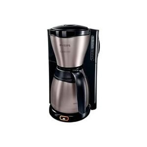 Philips Home, Philips Home Café Gaia HD7548/20 Kaffeemaschine Schwarz, Edelstahl Fassungsvermögen Tassen=15 Isolierkanne