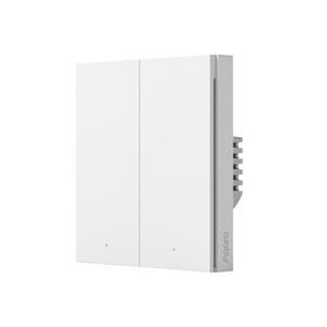 Aqara, Aqara - Smarter Wandschalter H1(mit Neutralleiter, Doppelwippe), Weiss
