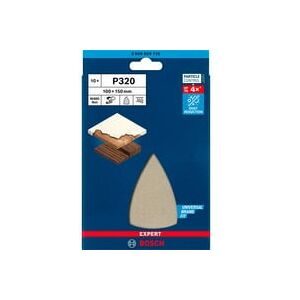Bosch Accessories, Bosch Accessories EXPERT M480 2608900732 Schleifnetz für Multischleifer ungelocht Körnung (num) 320 (L x B) 150 mm x 100