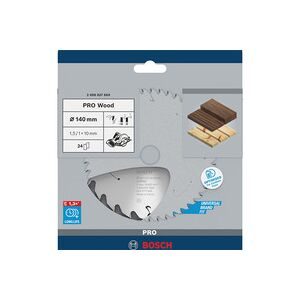 Bosch Accessories, Bosch Accessories 2608837669 2608837669 Hartmetall Kreissägeblatt 140 x 10 mm Zähneanzahl: 24 1 St.