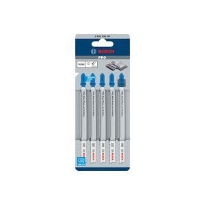 Bosch Accessories, Bosch Accessories 2608636707 Stichsägeblatt T 321 BF Speed for Metal, 5er-Pack 5 St.