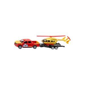 SIKU SUPER Nissan Navara mit Helikopter, Modellfahrzeug