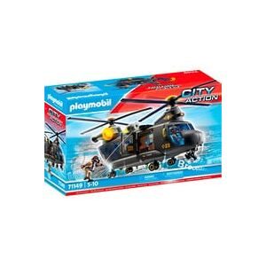PLAYMOBIL, 71149 City Action SWAT-Rettungshelikopter, Konstruktionsspielzeug